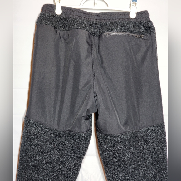 Under Armour Mission Pants Black Medium Loose Fit Fleece Pockets Drawstring - Picture 13 of 14